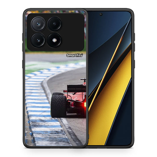 Θήκη Xiaomi Poco X6 Pro 5G Racing Vibes από τη Smartfits με σχέδιο στο πίσω μέρος και μαύρο περίβλημα | Xiaomi Poco X6 Pro 5G Racing Vibes case with colorful back and black bezels
