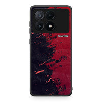 Thumbnail for Xiaomi Poco X6 Pro 5G Red Paint Θήκη Αγίου Βαλεντίνου από τη Smartfits με σχέδιο στο πίσω μέρος και μαύρο περίβλημα | Smartphone case with colorful back and black bezels by Smartfits