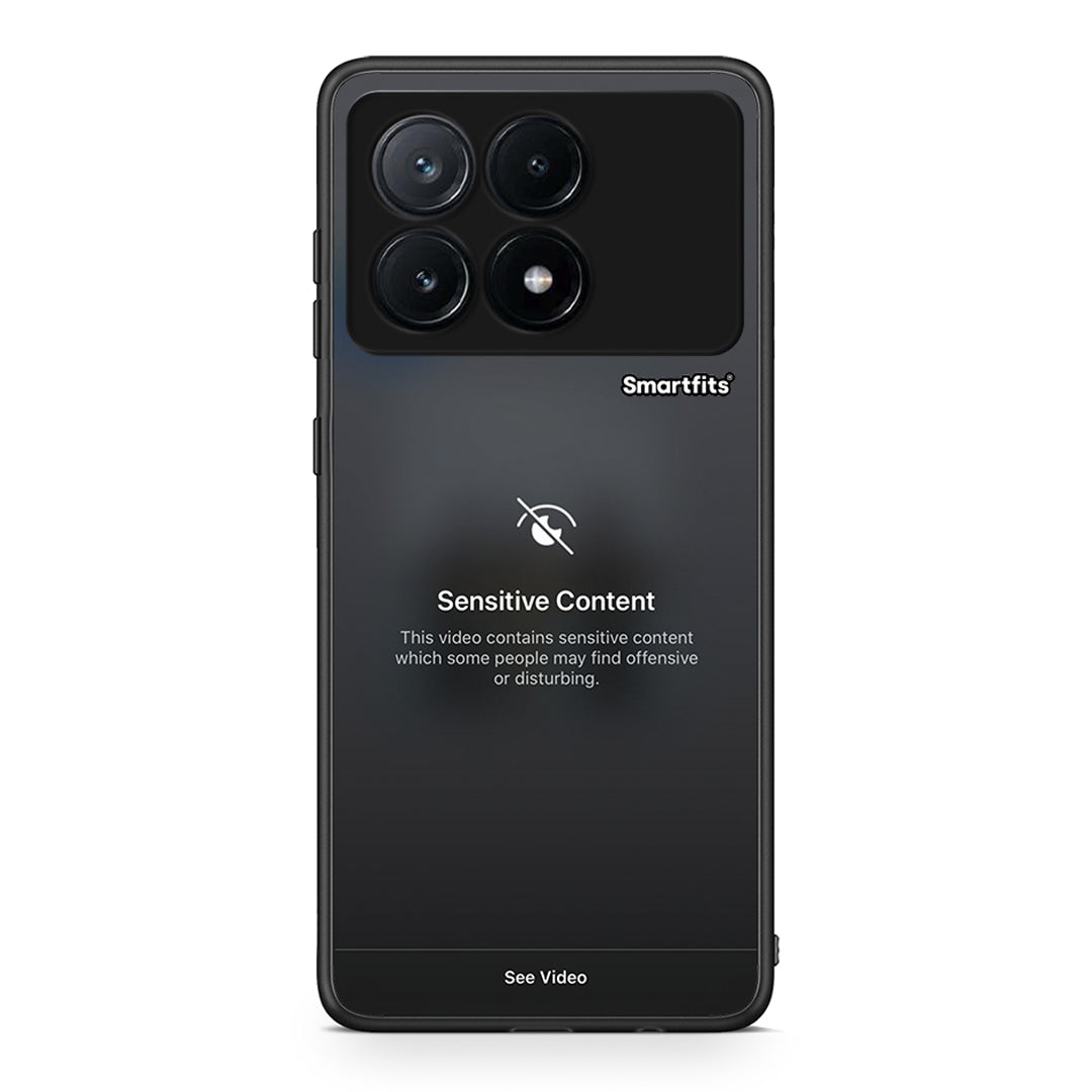 Xiaomi Poco X6 Pro 5G Sensitive Content θήκη από τη Smartfits με σχέδιο στο πίσω μέρος και μαύρο περίβλημα | Smartphone case with colorful back and black bezels by Smartfits