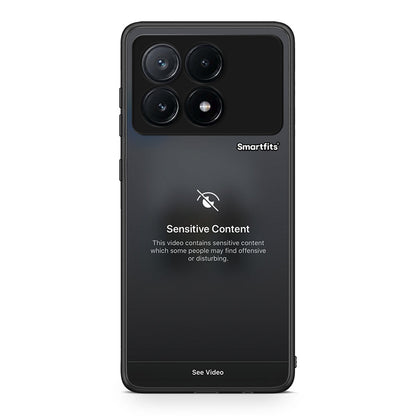 Xiaomi Poco X6 Pro 5G Sensitive Content θήκη από τη Smartfits με σχέδιο στο πίσω μέρος και μαύρο περίβλημα | Smartphone case with colorful back and black bezels by Smartfits