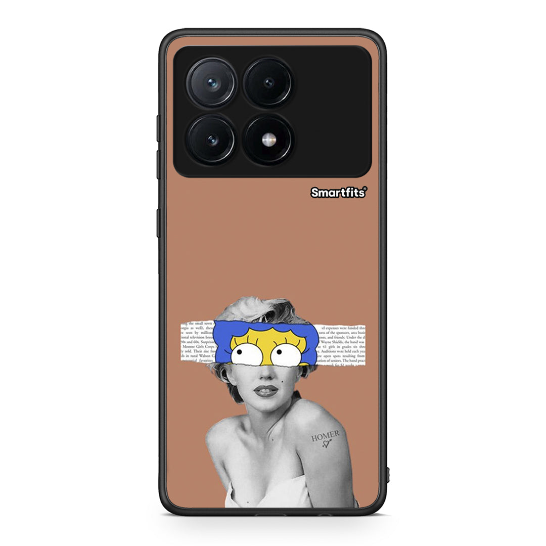 Xiaomi Poco X6 Pro 5G Sim Merilyn θήκη από τη Smartfits με σχέδιο στο πίσω μέρος και μαύρο περίβλημα | Smartphone case with colorful back and black bezels by Smartfits