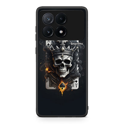 Xiaomi Poco X6 Pro 5G Skull King Ace θήκη από τη Smartfits με σχέδιο στο πίσω μέρος και μαύρο περίβλημα | Smartphone case with colorful back and black bezels by Smartfits
