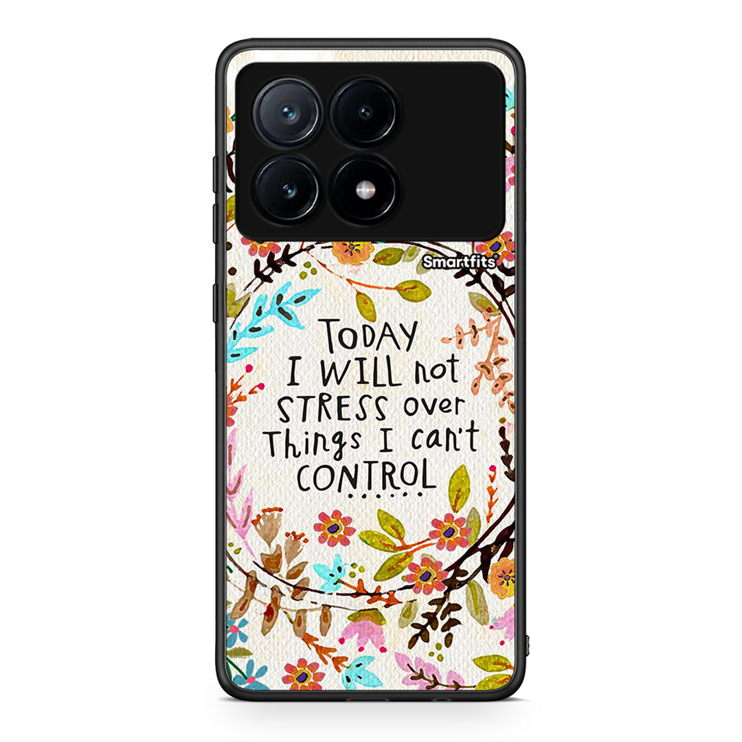 Xiaomi Poco X6 Pro 5G Stress Over θήκη από τη Smartfits με σχέδιο στο πίσω μέρος και μαύρο περίβλημα | Smartphone case with colorful back and black bezels by Smartfits