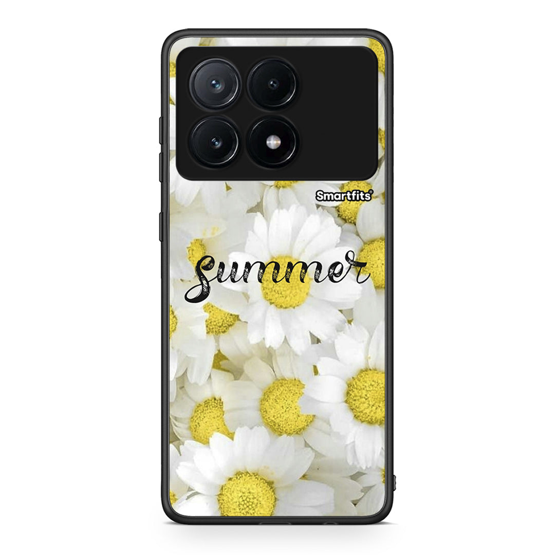 Xiaomi Poco X6 Pro 5G Summer Daisies Θήκη από τη Smartfits με σχέδιο στο πίσω μέρος και μαύρο περίβλημα | Smartphone case with colorful back and black bezels by Smartfits