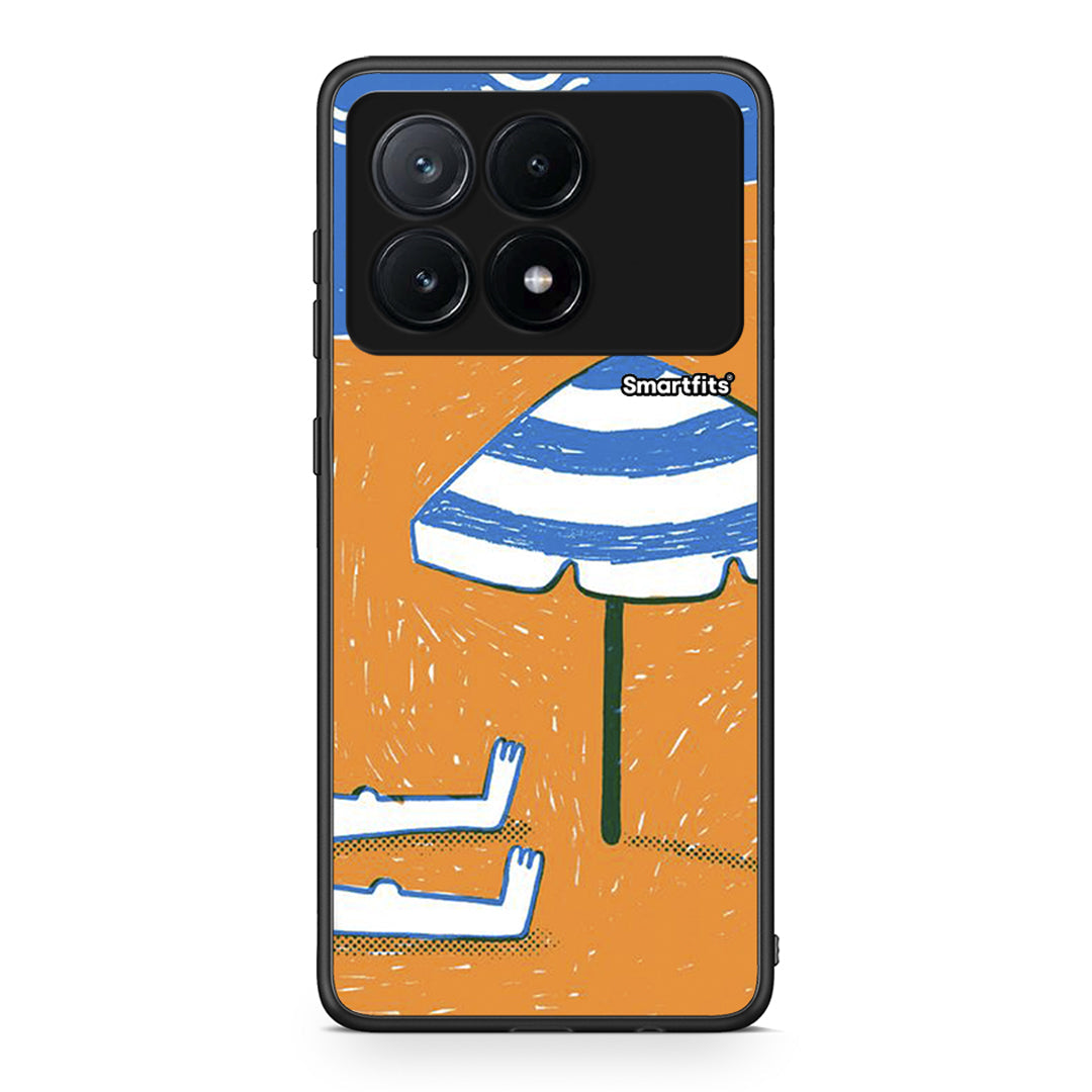 Xiaomi Poco X6 Pro 5G Summering Θήκη από τη Smartfits με σχέδιο στο πίσω μέρος και μαύρο περίβλημα | Smartphone case with colorful back and black bezels by Smartfits