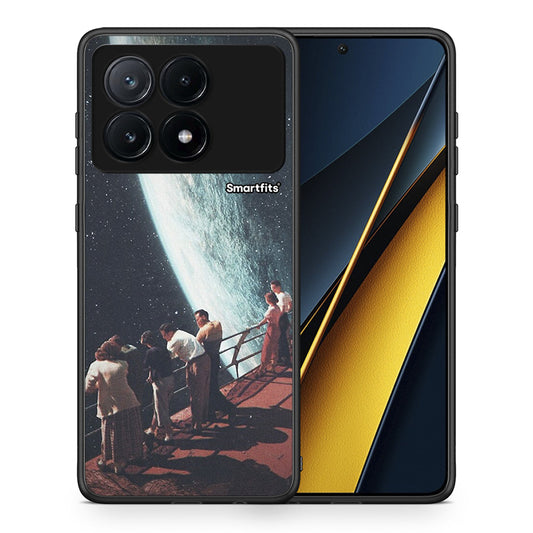 Θήκη Xiaomi Poco X6 Pro 5G Surreal View από τη Smartfits με σχέδιο στο πίσω μέρος και μαύρο περίβλημα | Xiaomi Poco X6 Pro 5G Surreal View case with colorful back and black bezels