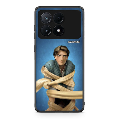 Xiaomi Poco X6 Pro 5G Tangled 1 Θήκη Αγίου Βαλεντίνου από τη Smartfits με σχέδιο στο πίσω μέρος και μαύρο περίβλημα | Smartphone case with colorful back and black bezels by Smartfits