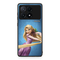 Thumbnail for Xiaomi Poco X6 Pro 5G Tangled 2 Θήκη Αγίου Βαλεντίνου από τη Smartfits με σχέδιο στο πίσω μέρος και μαύρο περίβλημα | Smartphone case with colorful back and black bezels by Smartfits