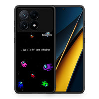 Thumbnail for Θήκη Xiaomi Poco X6 Pro 5G AFK Text από τη Smartfits με σχέδιο στο πίσω μέρος και μαύρο περίβλημα | Xiaomi Poco X6 Pro 5G AFK Text case with colorful back and black bezels