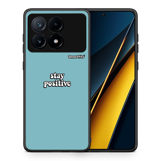 Θήκη Xiaomi Poco X6 Pro 5G Positive Text από τη Smartfits με σχέδιο στο πίσω μέρος και μαύρο περίβλημα | Xiaomi Poco X6 Pro 5G Positive Text case with colorful back and black bezels