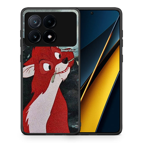 Θήκη Xiaomi Poco X6 Pro 5G Tod And Vixey Love 1 από τη Smartfits με σχέδιο στο πίσω μέρος και μαύρο περίβλημα | Xiaomi Poco X6 Pro 5G Tod And Vixey Love 1 case with colorful back and black bezels