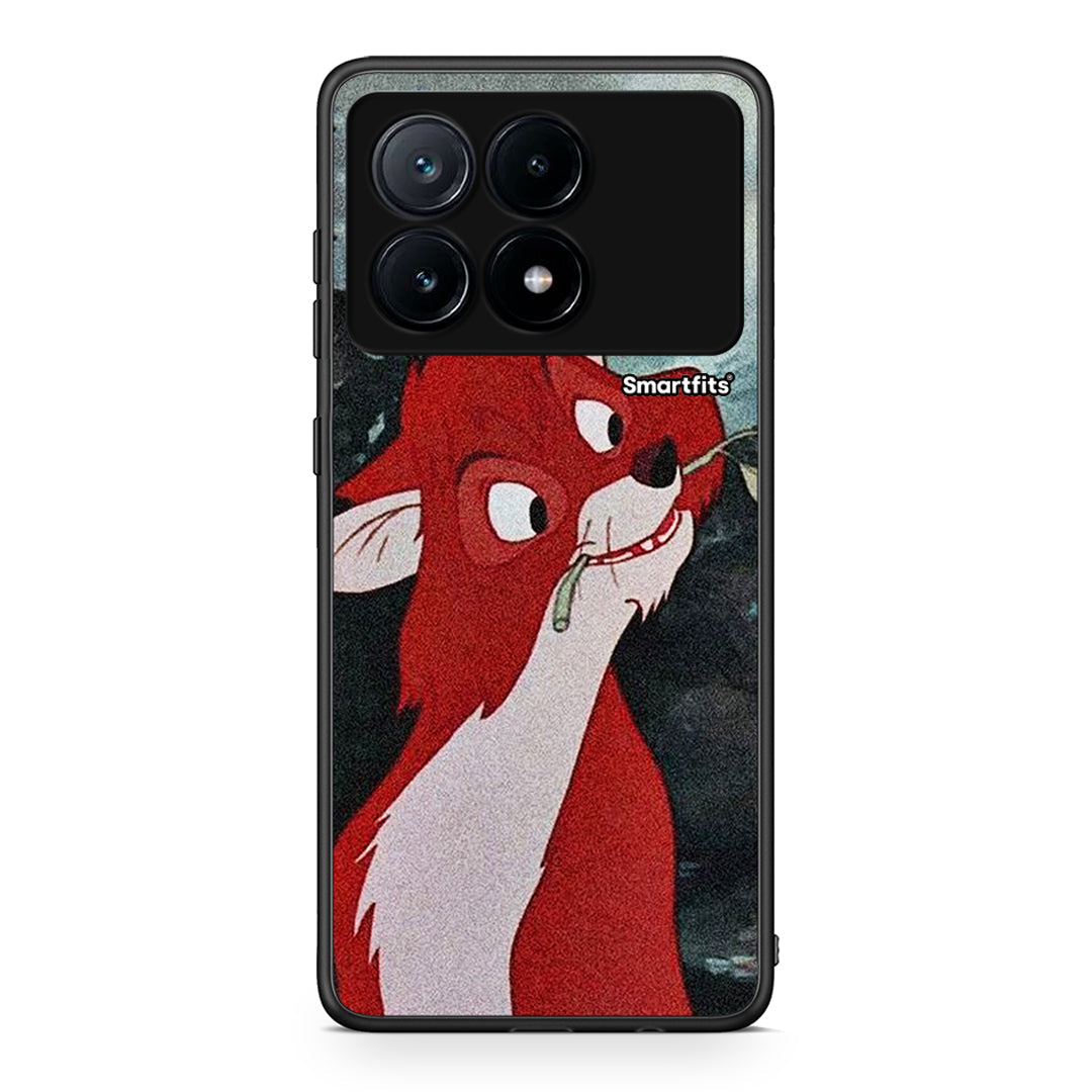 Xiaomi Poco X6 Pro 5G Tod And Vixey Love 1 θήκη από τη Smartfits με σχέδιο στο πίσω μέρος και μαύρο περίβλημα | Smartphone case with colorful back and black bezels by Smartfits