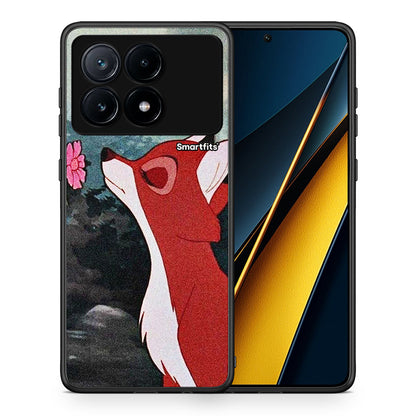 Θήκη Xiaomi Poco X6 Pro 5G Tod And Vixey Love 2 από τη Smartfits με σχέδιο στο πίσω μέρος και μαύρο περίβλημα | Xiaomi Poco X6 Pro 5G Tod And Vixey Love 2 case with colorful back and black bezels