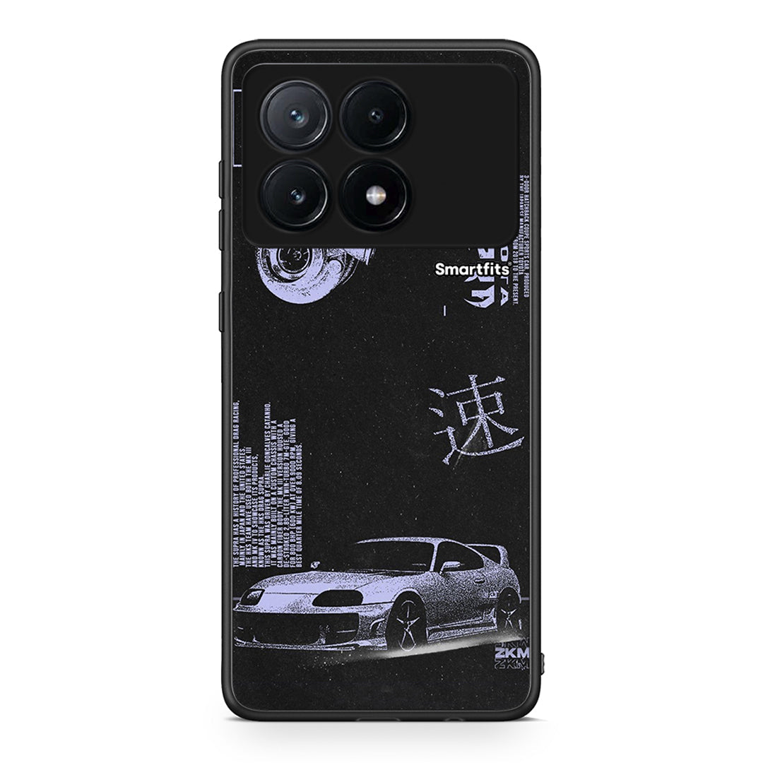 Xiaomi Poco X6 Pro 5G Tokyo Drift Θήκη Αγίου Βαλεντίνου από τη Smartfits με σχέδιο στο πίσω μέρος και μαύρο περίβλημα | Smartphone case with colorful back and black bezels by Smartfits