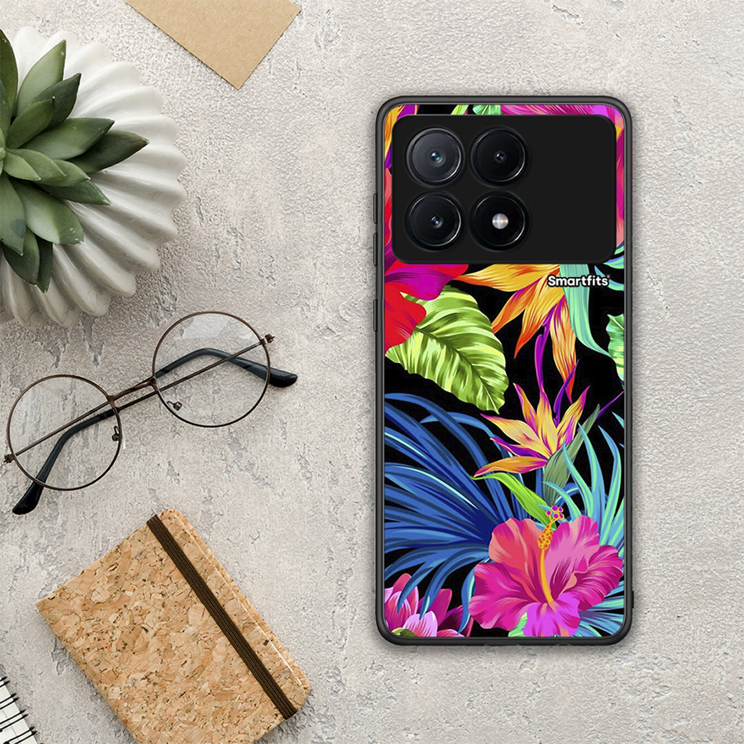 Tropical Flowers - Xiaomi Poco X6 Pro 5G θήκη