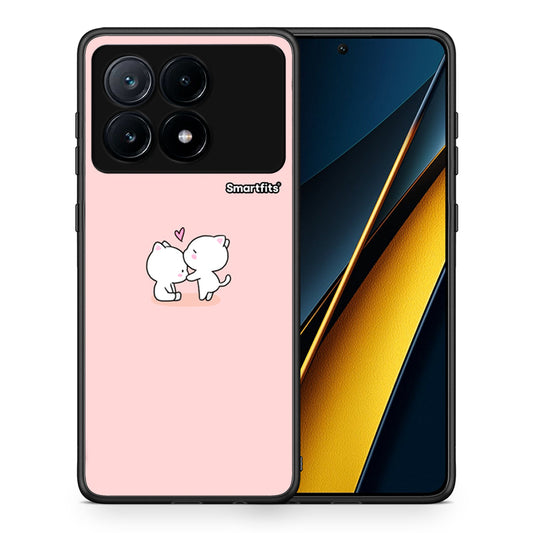 Θήκη Xiaomi Poco X6 Pro 5G Love Valentine από τη Smartfits με σχέδιο στο πίσω μέρος και μαύρο περίβλημα | Xiaomi Poco X6 Pro 5G Love Valentine case with colorful back and black bezels
