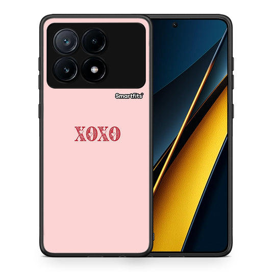 Θήκη Xiaomi Poco X6 Pro 5G XOXO Love από τη Smartfits με σχέδιο στο πίσω μέρος και μαύρο περίβλημα | Xiaomi Poco X6 Pro 5G XOXO Love case with colorful back and black bezels