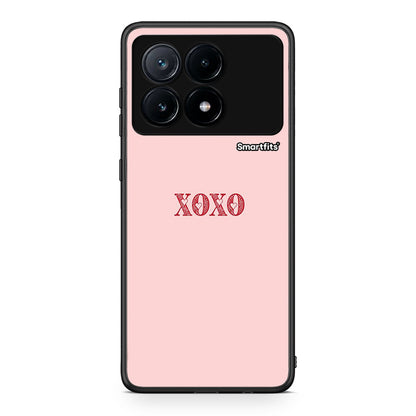 Xiaomi Poco X6 Pro 5G XOXO Love θήκη από τη Smartfits με σχέδιο στο πίσω μέρος και μαύρο περίβλημα | Smartphone case with colorful back and black bezels by Smartfits