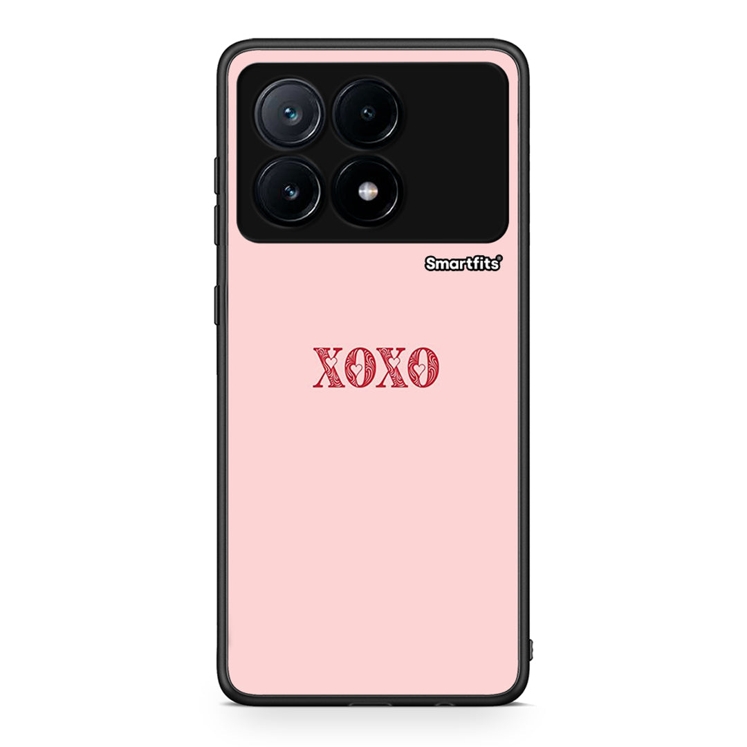 Xiaomi Poco X6 Pro 5G XOXO Love θήκη από τη Smartfits με σχέδιο στο πίσω μέρος και μαύρο περίβλημα | Smartphone case with colorful back and black bezels by Smartfits