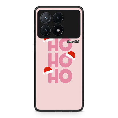 Xiaomi Poco X6 Pro 5G Xmas Ho Ho Ho θήκη από τη Smartfits με σχέδιο στο πίσω μέρος και μαύρο περίβλημα | Smartphone case with colorful back and black bezels by Smartfits