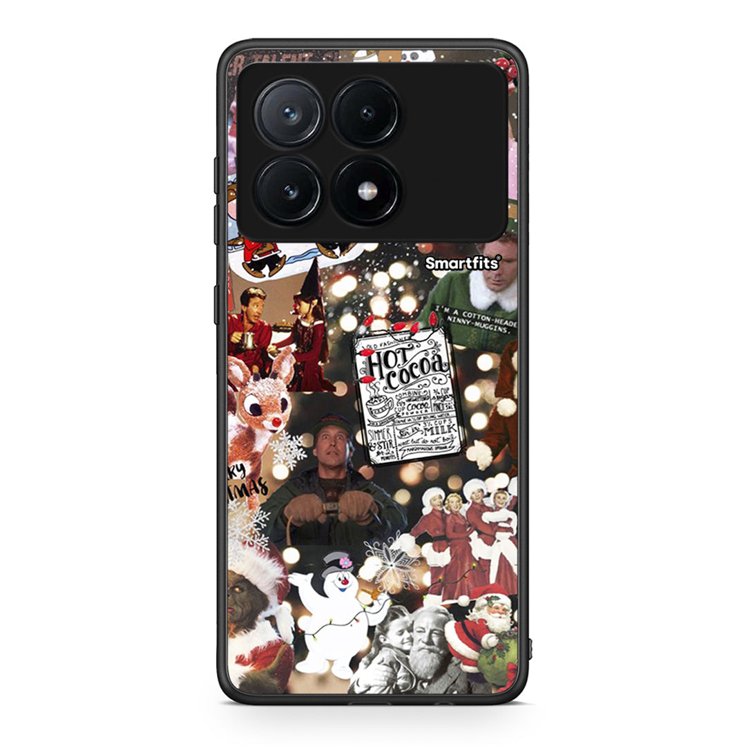 Xiaomi Poco X6 Pro 5G Xmas Movies θήκη από τη Smartfits με σχέδιο στο πίσω μέρος και μαύρο περίβλημα | Smartphone case with colorful back and black bezels by Smartfits