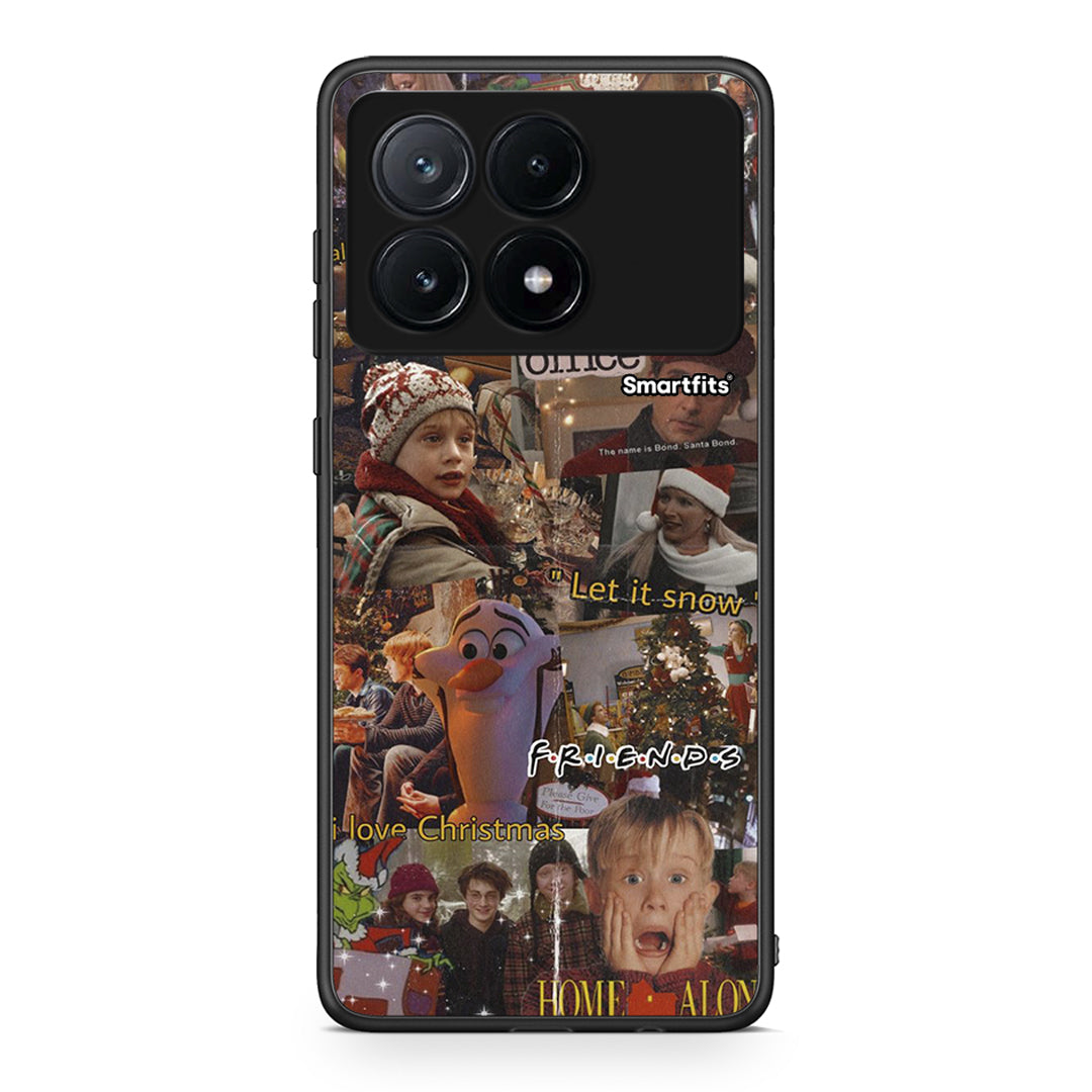 Xiaomi Poco X6 Pro 5G Xmas Wishes θήκη από τη Smartfits με σχέδιο στο πίσω μέρος και μαύρο περίβλημα | Smartphone case with colorful back and black bezels by Smartfits