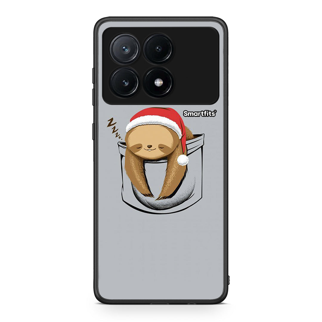 Xiaomi Poco X6 Pro 5G Xmas Zzzz θήκη από τη Smartfits με σχέδιο στο πίσω μέρος και μαύρο περίβλημα | Smartphone case with colorful back and black bezels by Smartfits