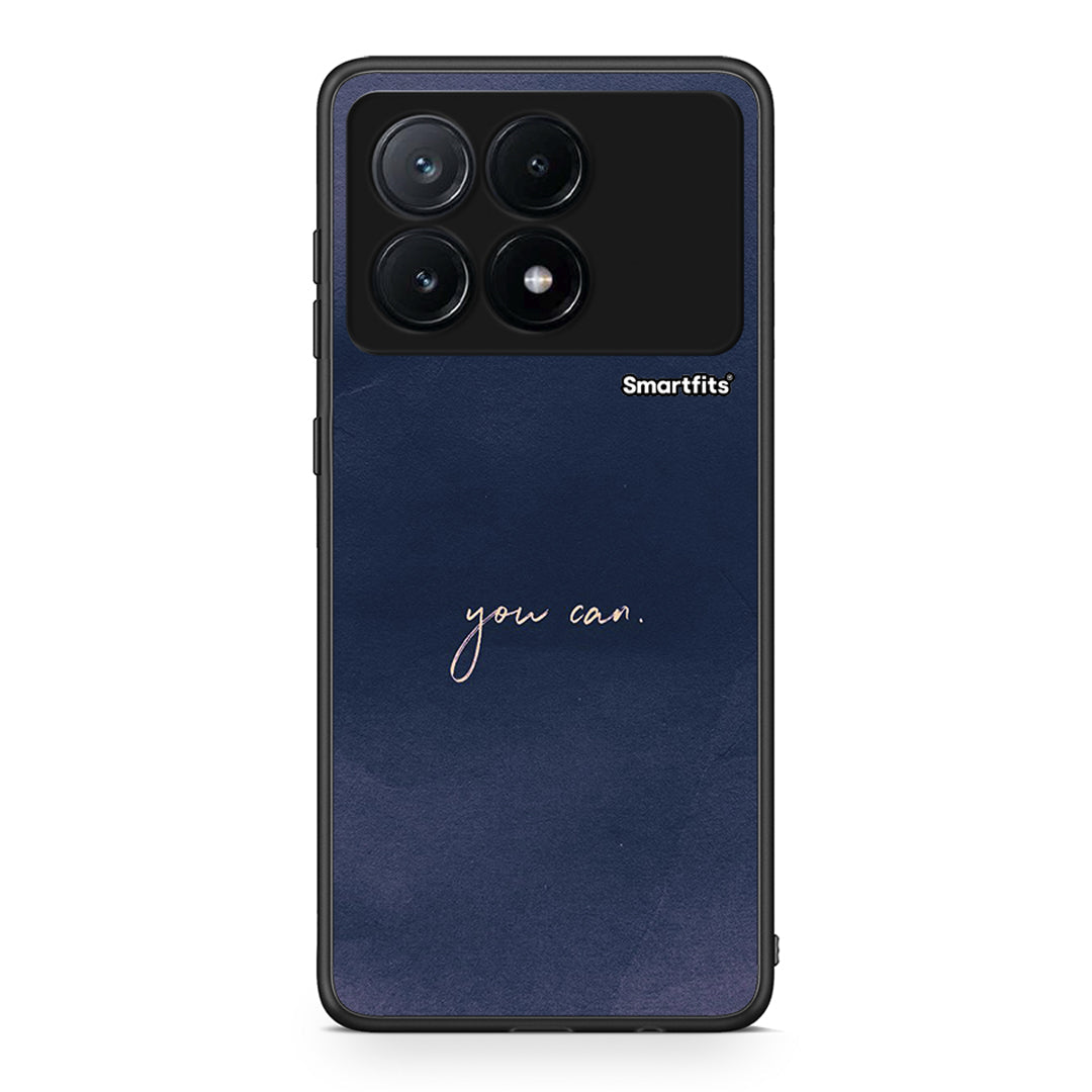 Xiaomi Poco X6 Pro 5G You Can θήκη από τη Smartfits με σχέδιο στο πίσω μέρος και μαύρο περίβλημα | Smartphone case with colorful back and black bezels by Smartfits