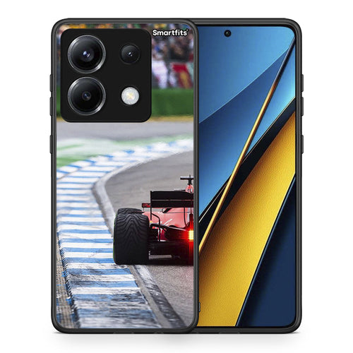 Θήκη Xiaomi Poco X6 Racing Vibes από τη Smartfits με σχέδιο στο πίσω μέρος και μαύρο περίβλημα | Xiaomi Poco X6 Racing Vibes case with colorful back and black bezels