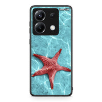 Thumbnail for Xiaomi Poco X6 Red Starfish Θήκη από τη Smartfits με σχέδιο στο πίσω μέρος και μαύρο περίβλημα | Smartphone case with colorful back and black bezels by Smartfits