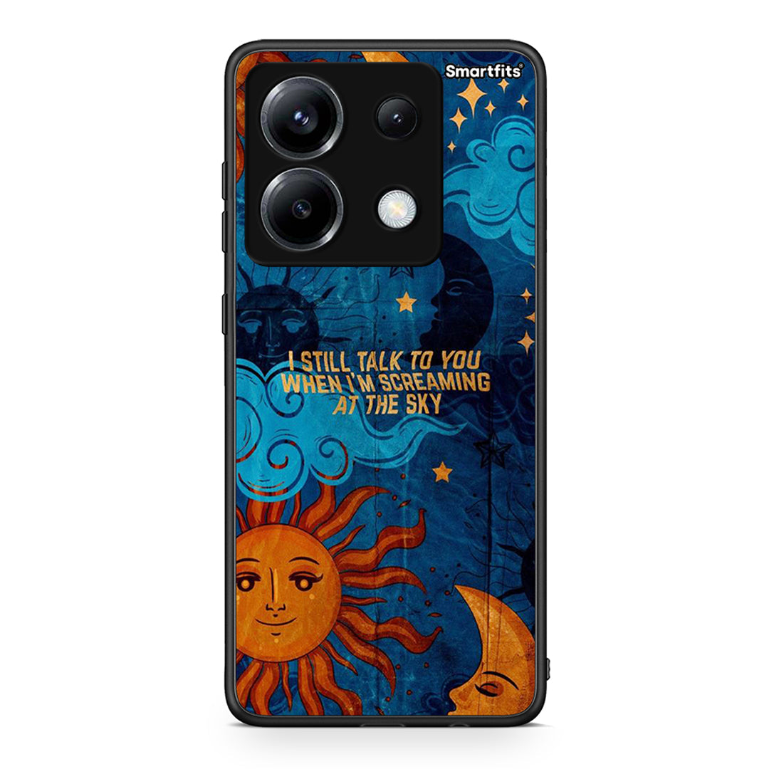 Xiaomi Poco X6 Screaming Sky θήκη από τη Smartfits με σχέδιο στο πίσω μέρος και μαύρο περίβλημα | Smartphone case with colorful back and black bezels by Smartfits