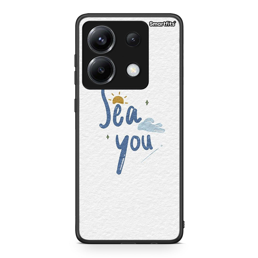 Xiaomi Poco X6 Sea You Θήκη από τη Smartfits με σχέδιο στο πίσω μέρος και μαύρο περίβλημα | Smartphone case with colorful back and black bezels by Smartfits