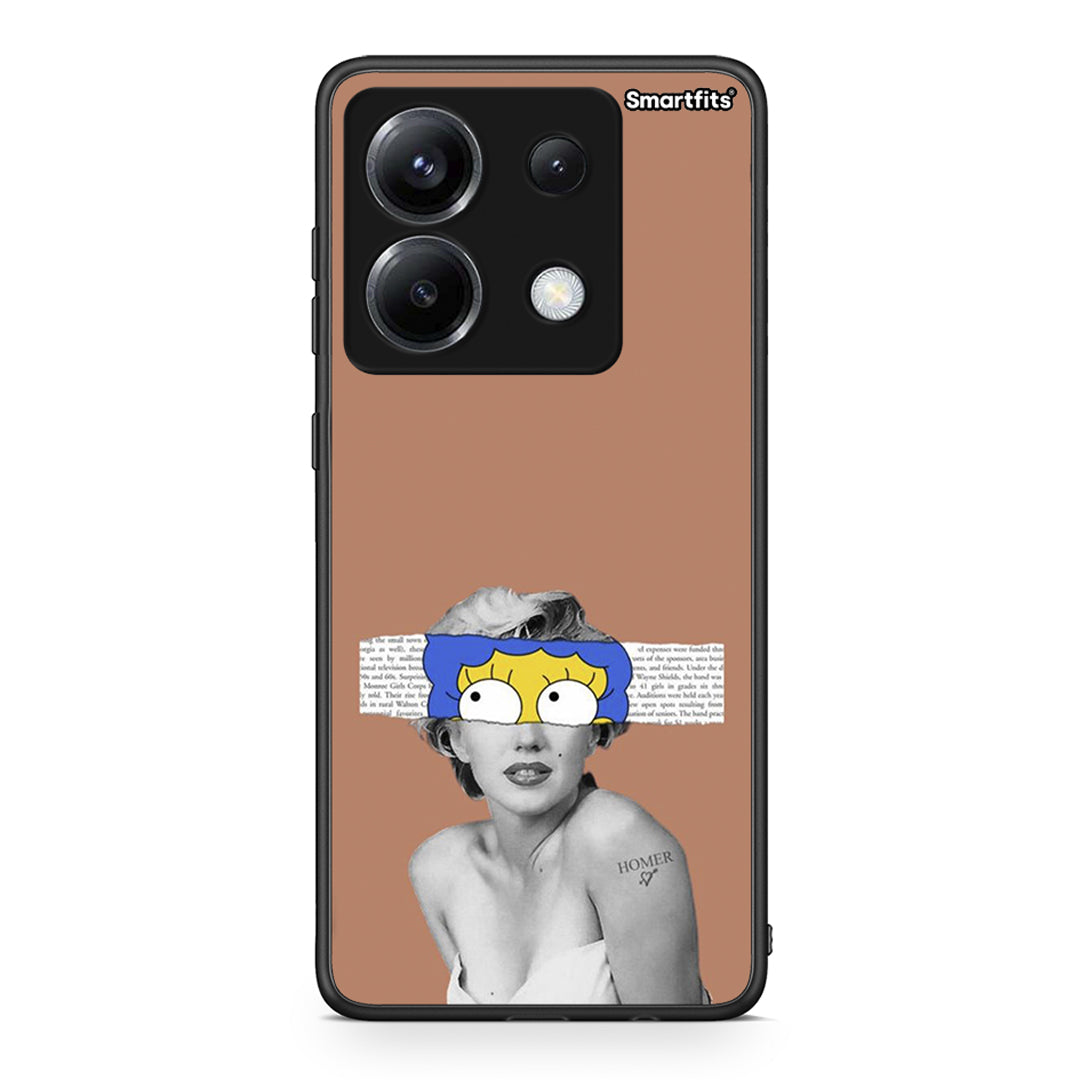 Xiaomi Poco X6 Sim Merilyn θήκη από τη Smartfits με σχέδιο στο πίσω μέρος και μαύρο περίβλημα | Smartphone case with colorful back and black bezels by Smartfits