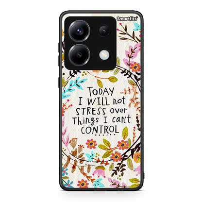 Xiaomi Poco X6 Stress Over θήκη από τη Smartfits με σχέδιο στο πίσω μέρος και μαύρο περίβλημα | Smartphone case with colorful back and black bezels by Smartfits