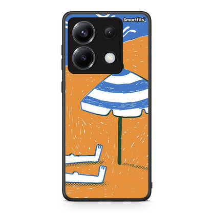 Xiaomi Poco X6 Summering Θήκη από τη Smartfits με σχέδιο στο πίσω μέρος και μαύρο περίβλημα | Smartphone case with colorful back and black bezels by Smartfits