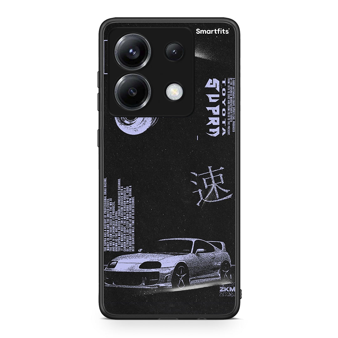 Xiaomi Poco X6 Tokyo Drift Θήκη Αγίου Βαλεντίνου από τη Smartfits με σχέδιο στο πίσω μέρος και μαύρο περίβλημα | Smartphone case with colorful back and black bezels by Smartfits