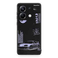 Thumbnail for Xiaomi Poco X6 Tokyo Drift Θήκη Αγίου Βαλεντίνου από τη Smartfits με σχέδιο στο πίσω μέρος και μαύρο περίβλημα | Smartphone case with colorful back and black bezels by Smartfits