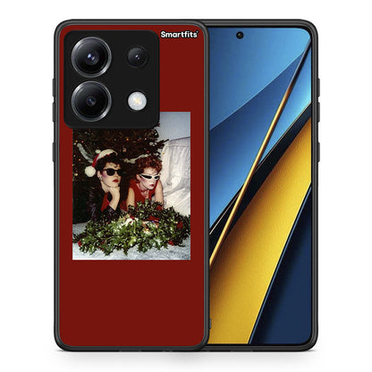 Θήκη Xiaomi Poco X6 Waiting For Xmas από τη Smartfits με σχέδιο στο πίσω μέρος και μαύρο περίβλημα | Xiaomi Poco X6 Waiting For Xmas case with colorful back and black bezels