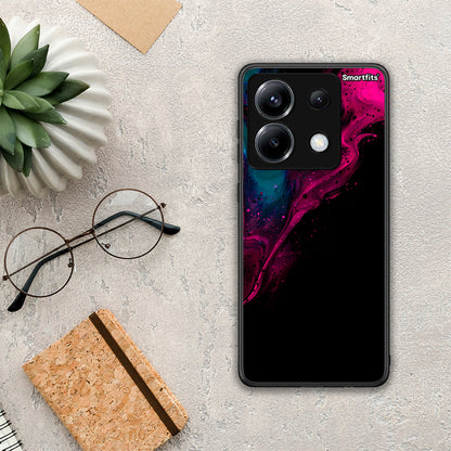 Watercolor Pink Black - Xiaomi Poco X6 θήκη