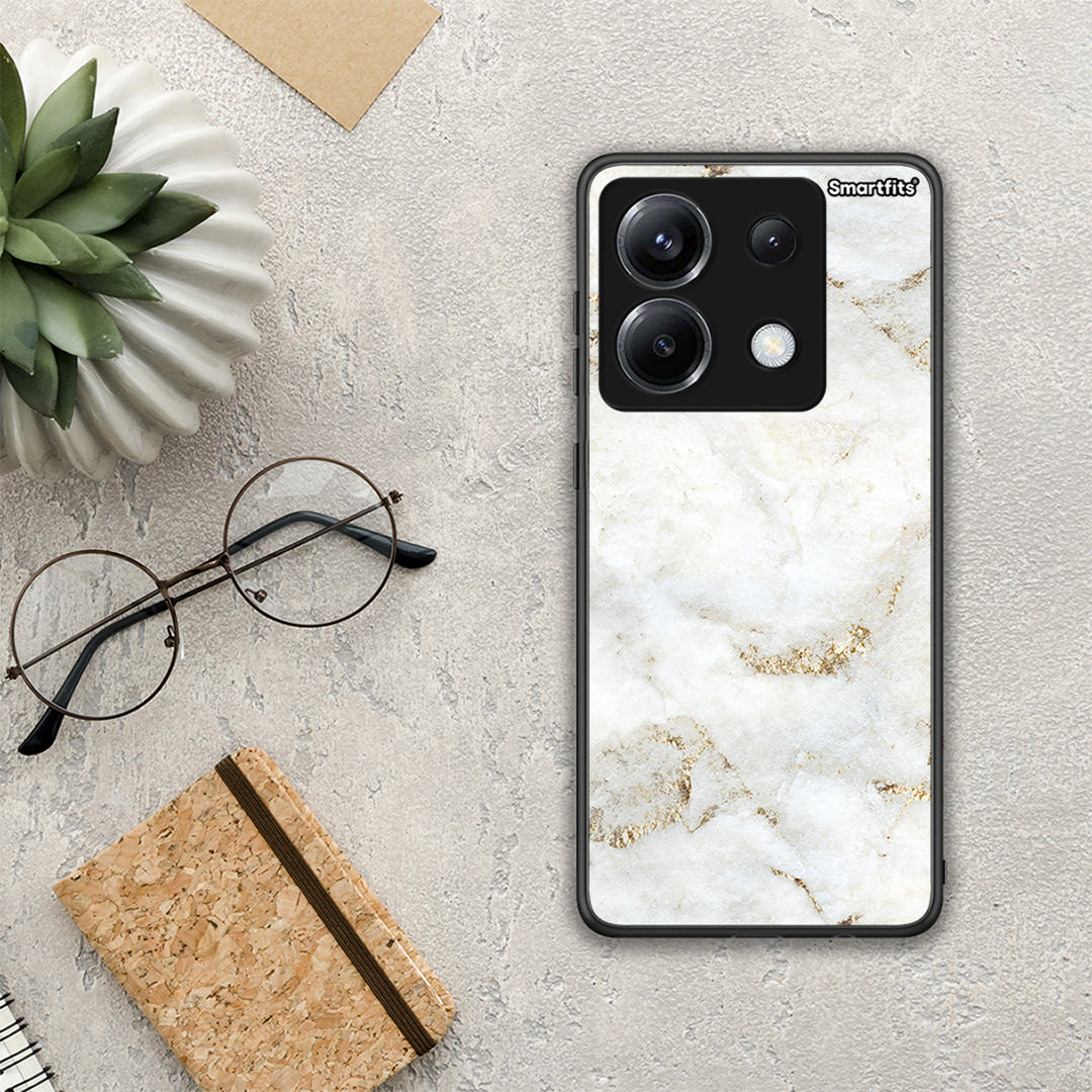 White Gold Marble - Xiaomi Poco X6 θήκη
