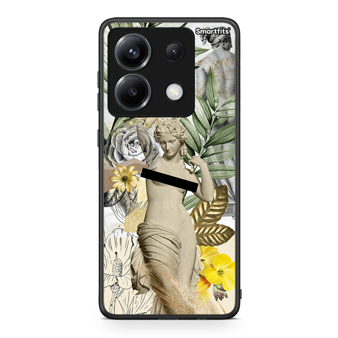 Xiaomi Poco X6 Woman Statue θήκη από τη Smartfits με σχέδιο στο πίσω μέρος και μαύρο περίβλημα | Smartphone case with colorful back and black bezels by Smartfits