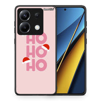 Thumbnail for Θήκη Xiaomi Poco X6 Xmas Ho Ho Ho από τη Smartfits με σχέδιο στο πίσω μέρος και μαύρο περίβλημα | Xiaomi Poco X6 Xmas Ho Ho Ho case with colorful back and black bezels