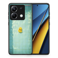 Thumbnail for Θήκη Xiaomi Poco X6 Yellow Duck από τη Smartfits με σχέδιο στο πίσω μέρος και μαύρο περίβλημα | Xiaomi Poco X6 Yellow Duck case with colorful back and black bezels
