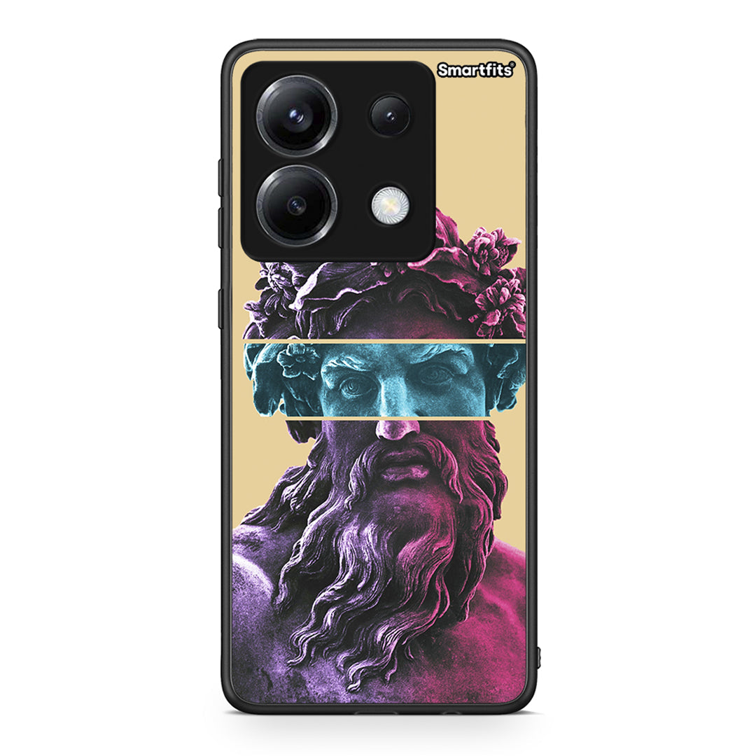 Xiaomi Poco X6 Zeus Art Θήκη Αγίου Βαλεντίνου από τη Smartfits με σχέδιο στο πίσω μέρος και μαύρο περίβλημα | Smartphone case with colorful back and black bezels by Smartfits