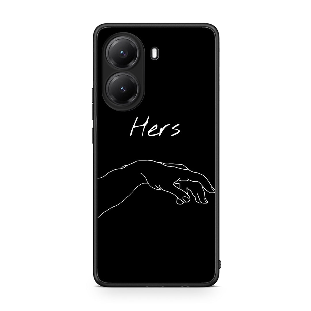 Xiaomi Poco X7 Pro Aeshetic Love 1 Θήκη Αγίου Βαλεντίνου από τη Smartfits με σχέδιο στο πίσω μέρος και μαύρο περίβλημα | Smartphone case with colorful back and black bezels by Smartfits