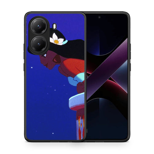 Θήκη Xiaomi Poco X7 Pro Alladin And Jasmine Love 2 από τη Smartfits με σχέδιο στο πίσω μέρος και μαύρο περίβλημα | Xiaomi Poco X7 Pro Alladin And Jasmine Love 2 case with colorful back and black bezels