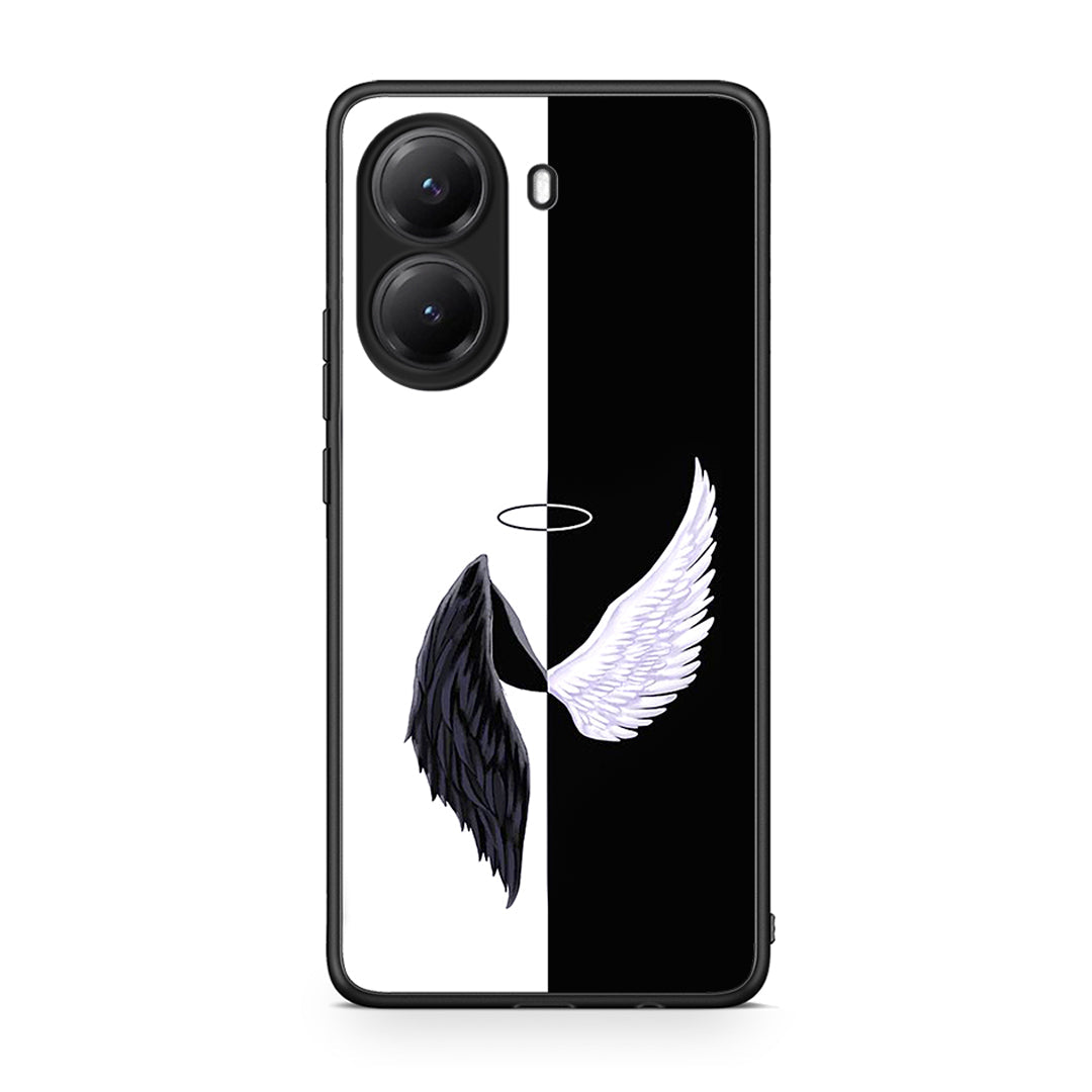 Xiaomi Poco X7 Pro Angels Demons θήκη από τη Smartfits με σχέδιο στο πίσω μέρος και μαύρο περίβλημα | Smartphone case with colorful back and black bezels by Smartfits