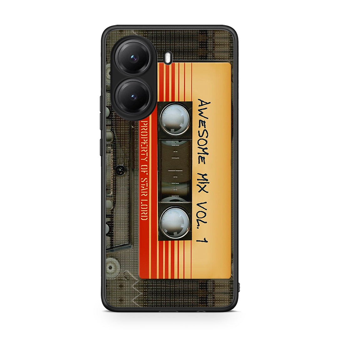 Xiaomi Poco X7 Pro Awesome Mix θήκη από τη Smartfits με σχέδιο στο πίσω μέρος και μαύρο περίβλημα | Smartphone case with colorful back and black bezels by Smartfits