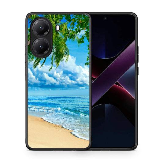Θήκη Xiaomi Poco X7 Pro Beautiful Beach από τη Smartfits με σχέδιο στο πίσω μέρος και μαύρο περίβλημα | Xiaomi Poco X7 Pro Beautiful Beach case with colorful back and black bezels