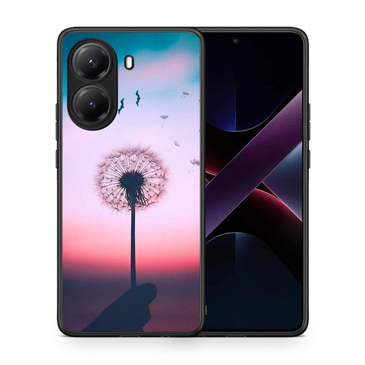 Θήκη Xiaomi Poco X7 Pro Wish Boho από τη Smartfits με σχέδιο στο πίσω μέρος και μαύρο περίβλημα | Xiaomi Poco X7 Pro Wish Boho case with colorful back and black bezels